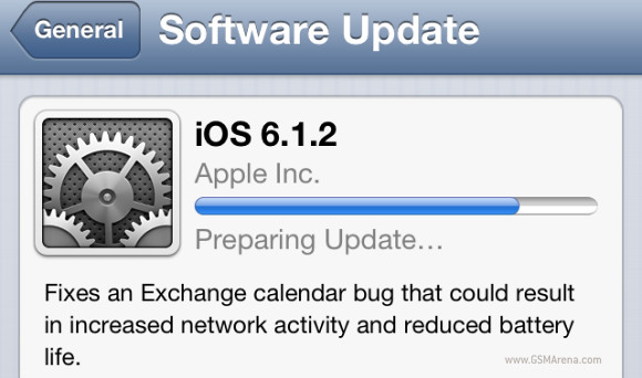 Apple iOS 6.1.2, διορθώνει μόνο ένα σφάλμα (Updated)