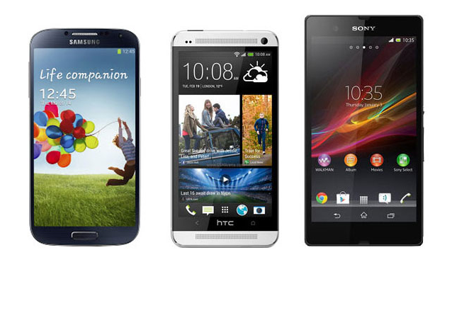 Galaxy S4 vs Xperia Z vs HTC One, Τιτανομαχία