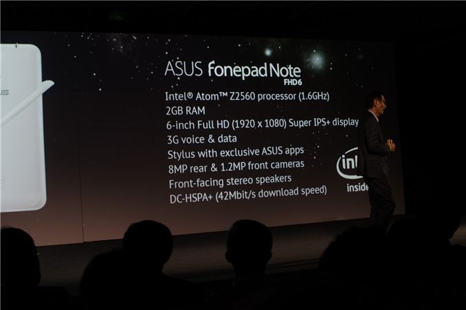 Asus FonePad Note, οθόνη 6″ 1080p, Dual Core Atom Cpu και Stylus
