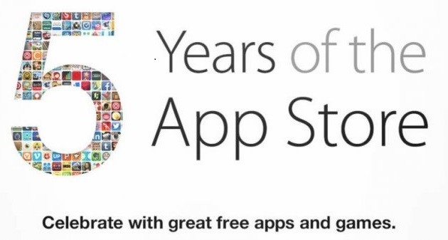 Apple, Γιορτάζει 5 χρόνια App Store με δωρεάν εφαρμογές