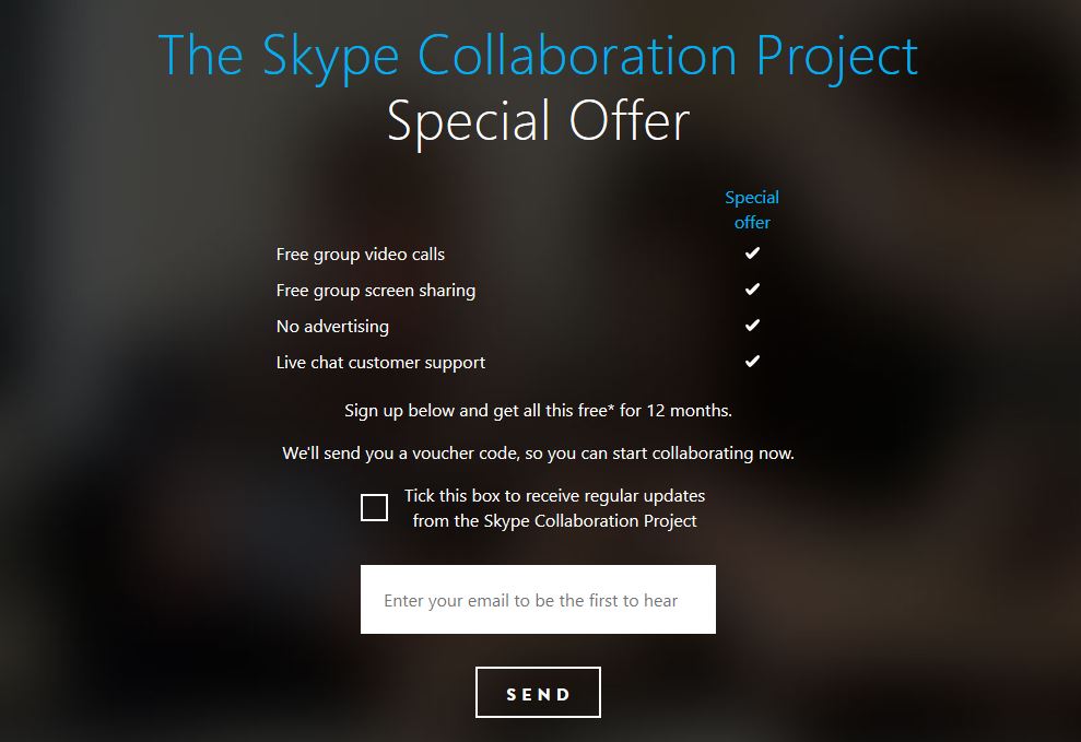 12 μήνες δωρεάν Skype Premium συνδρομή [Έληξε]