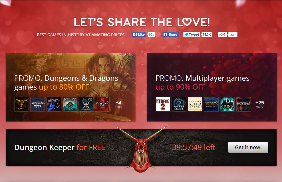Dungeon Keeper δωρεάν από το GOG + έξτρα εκτπώσεις