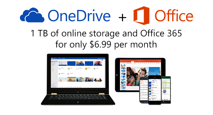 Microsoft, Διπλασιάζει το χώρο και μειώνει τις τιμές του OneDrive