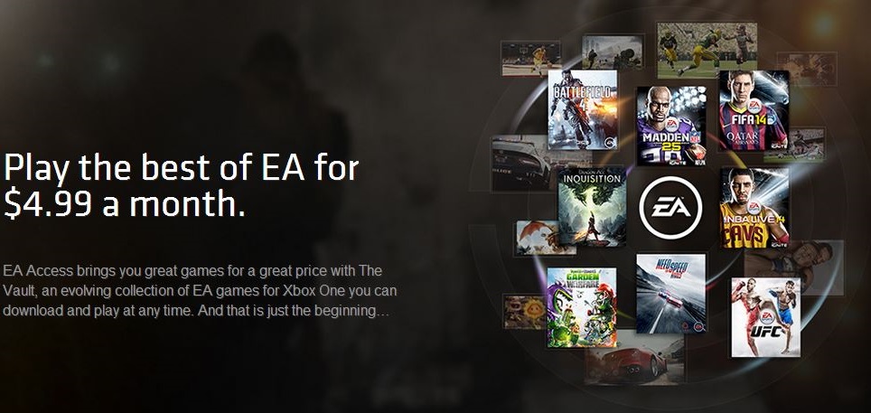 EA Access, νέα συνδρομητική υπηρεσία παιχνιδιών για το Xbox One με $30 το έτος