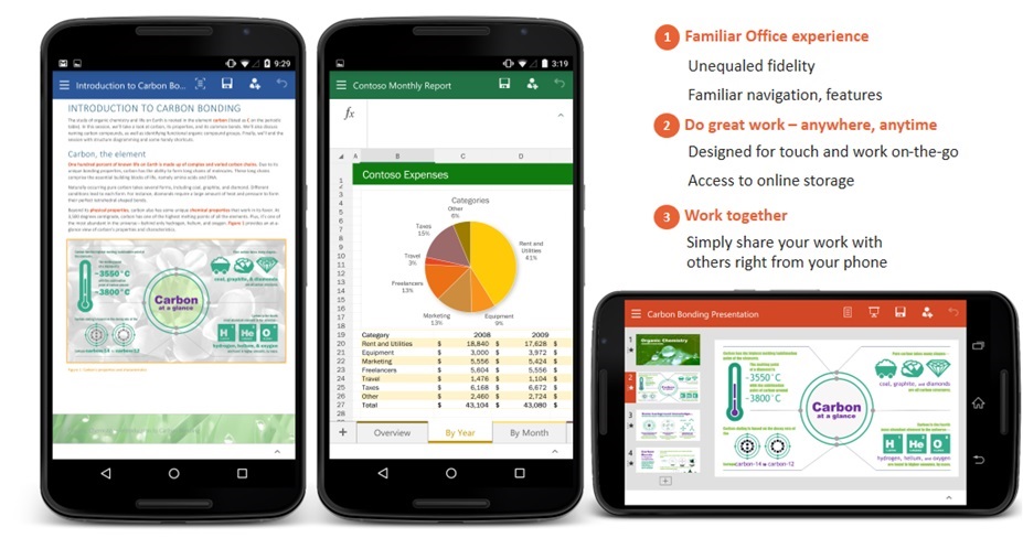 Το Microsoft Office για Android Smartphones είναι πλέον διαθέσιμο
